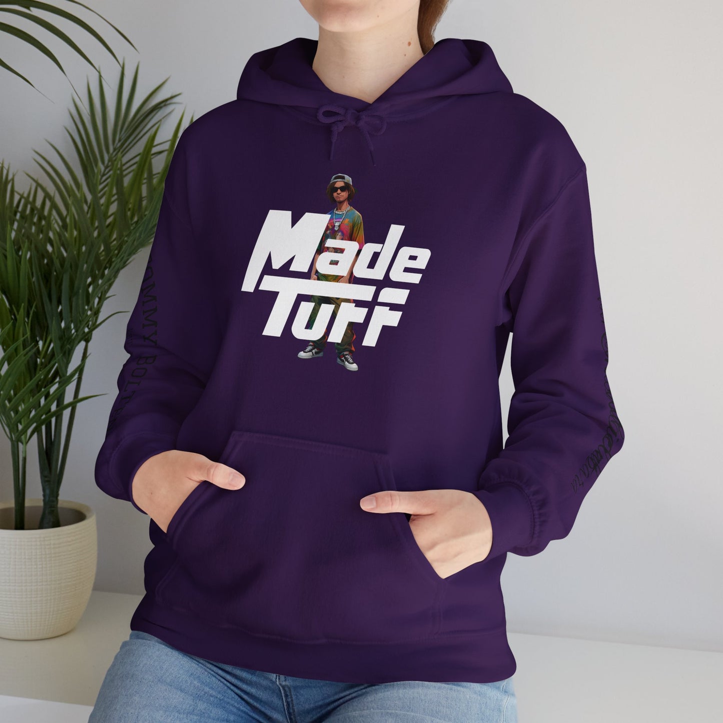 Street Style Unisex Hoodie, Made Tuff Graphic Sweatshirt, Urban Fashion, Casual Wear, Gift for Him/Her, Trendy Hooded Sweater