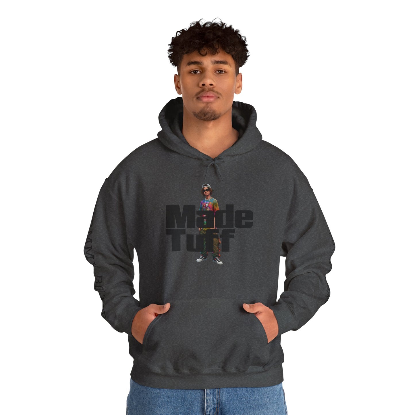 Street Style Unisex Hoodie, Made Tuff Graphic Sweatshirt, Urban Fashion, Casual Wear, Gift for Him/Her, Trendy Hooded Sweater