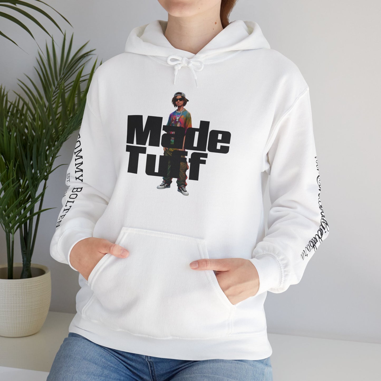 Street Style Unisex Hoodie, Made Tuff Graphic Sweatshirt, Urban Fashion, Casual Wear, Gift for Him/Her, Trendy Hooded Sweater
