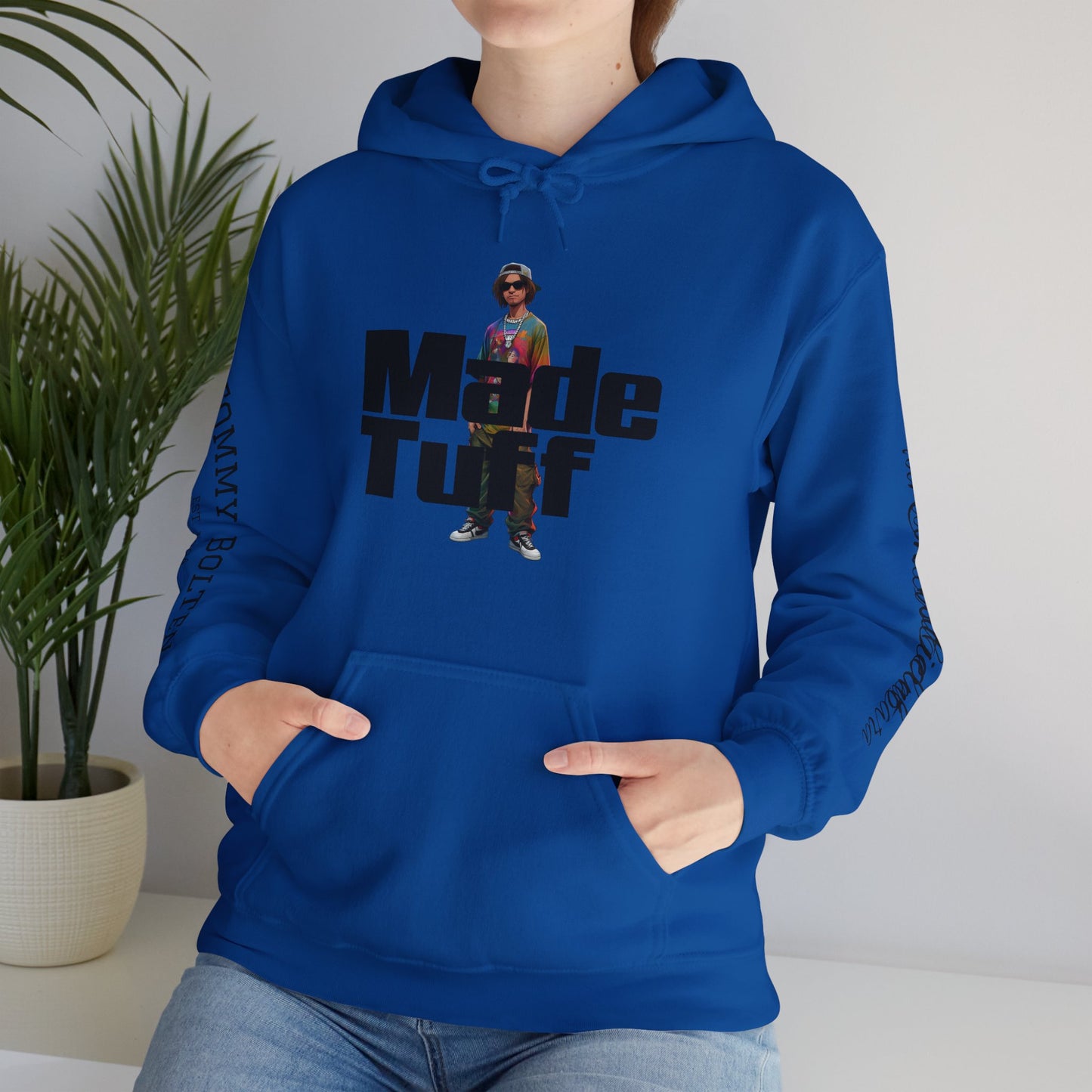 Street Style Unisex Hoodie, Made Tuff Graphic Sweatshirt, Urban Fashion, Casual Wear, Gift for Him/Her, Trendy Hooded Sweater