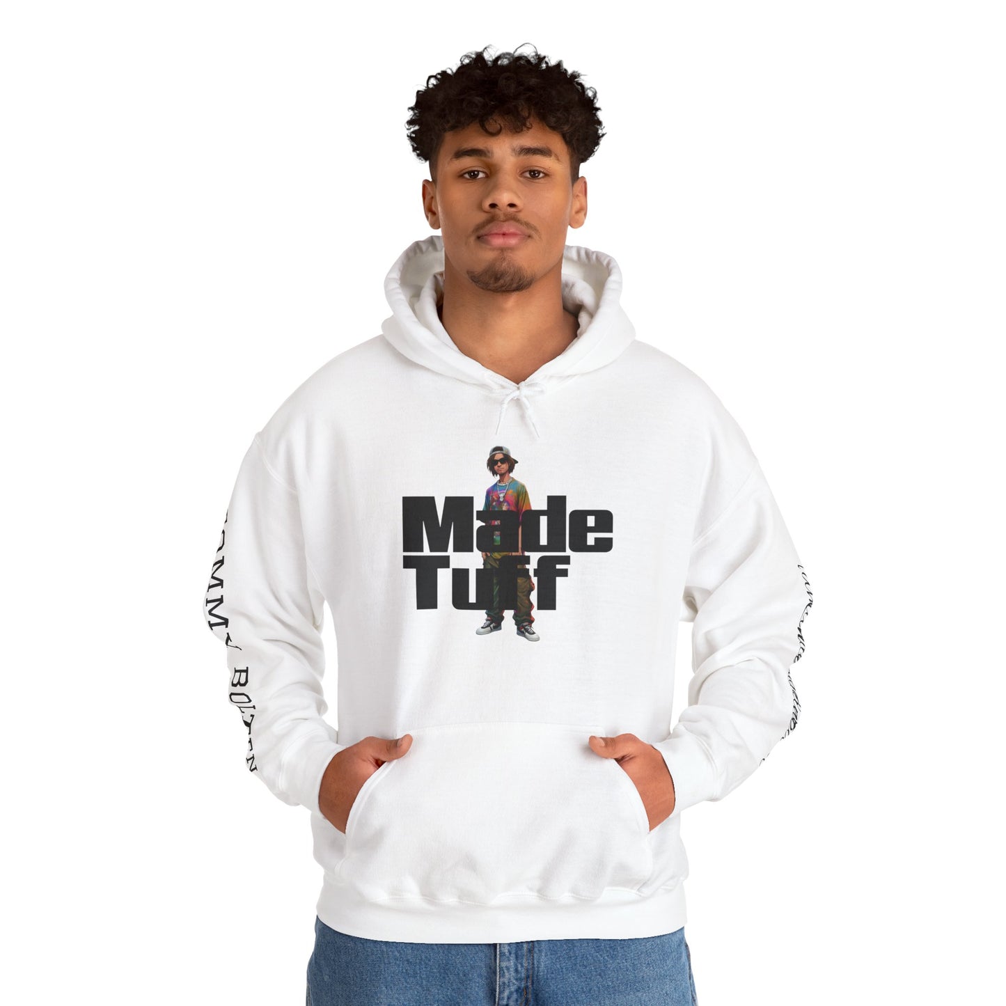 Street Style Unisex Hoodie, Made Tuff Graphic Sweatshirt, Urban Fashion, Casual Wear, Gift for Him/Her, Trendy Hooded Sweater