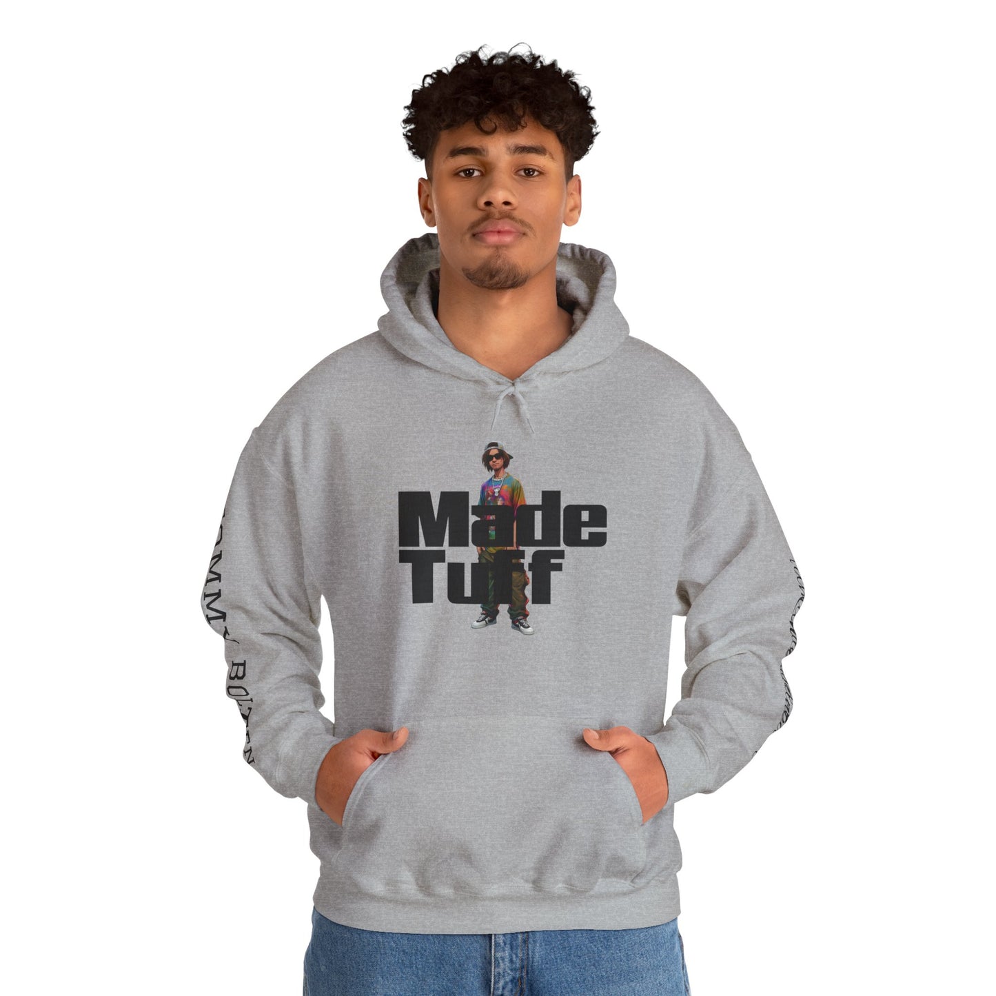 Street Style Unisex Hoodie, Made Tuff Graphic Sweatshirt, Urban Fashion, Casual Wear, Gift for Him/Her, Trendy Hooded Sweater