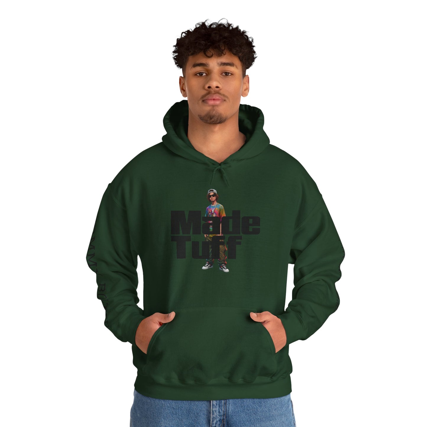 Street Style Unisex Hoodie, Made Tuff Graphic Sweatshirt, Urban Fashion, Casual Wear, Gift for Him/Her, Trendy Hooded Sweater