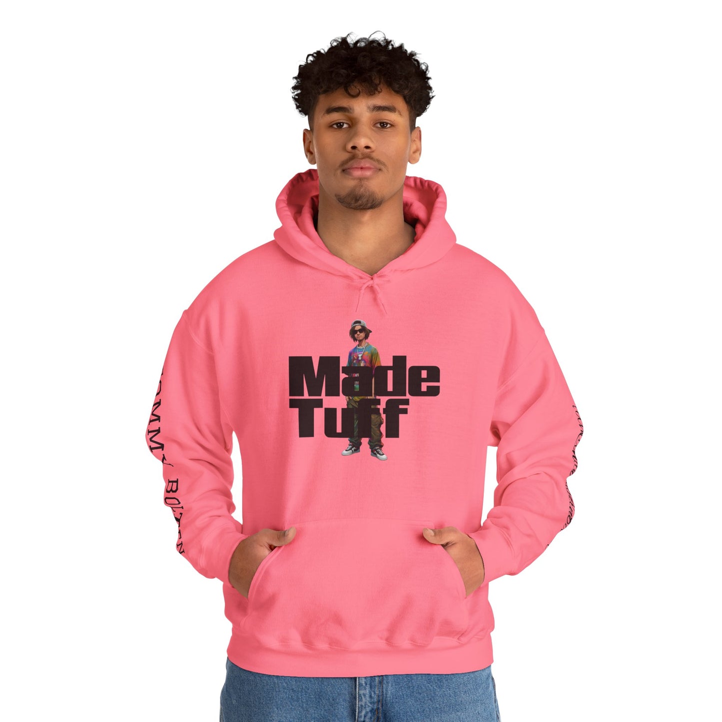 Street Style Unisex Hoodie, Made Tuff Graphic Sweatshirt, Urban Fashion, Casual Wear, Gift for Him/Her, Trendy Hooded Sweater