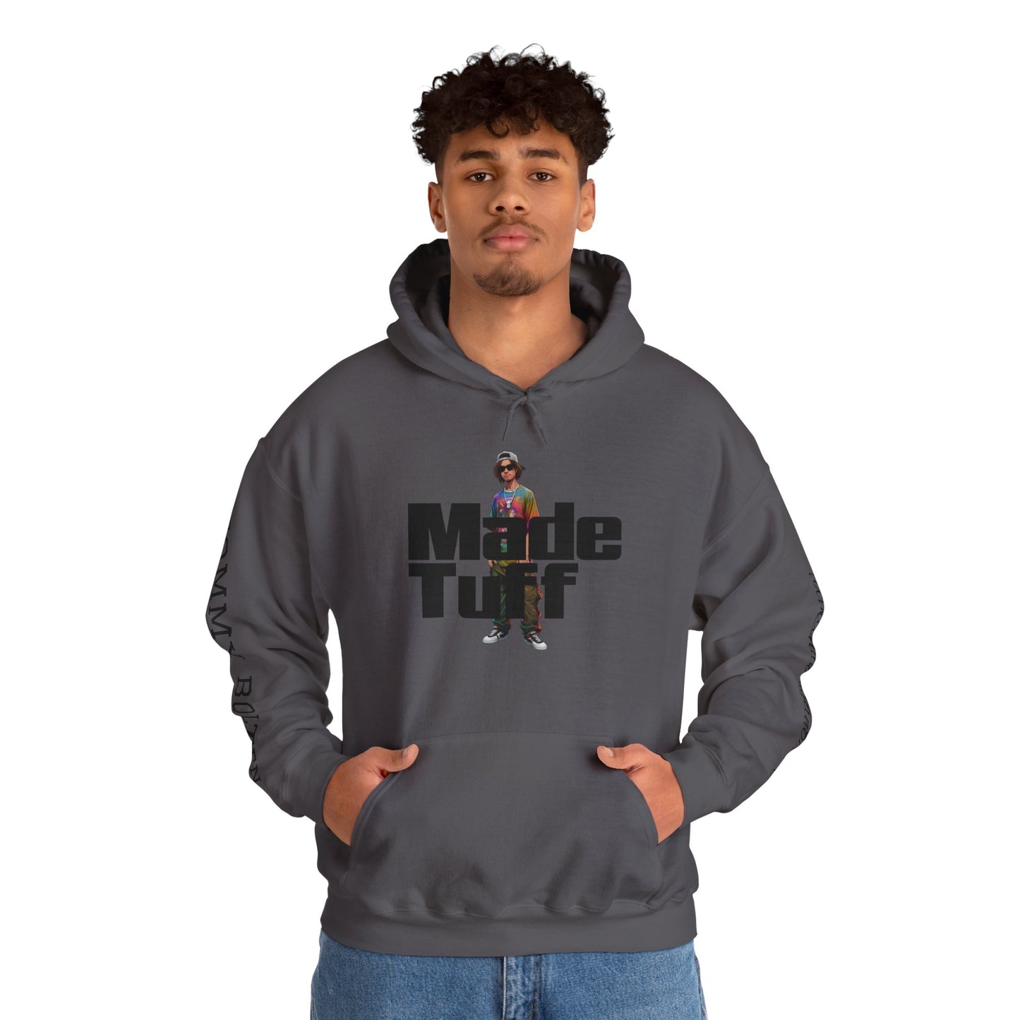 Street Style Unisex Hoodie, Made Tuff Graphic Sweatshirt, Urban Fashion, Casual Wear, Gift for Him/Her, Trendy Hooded Sweater