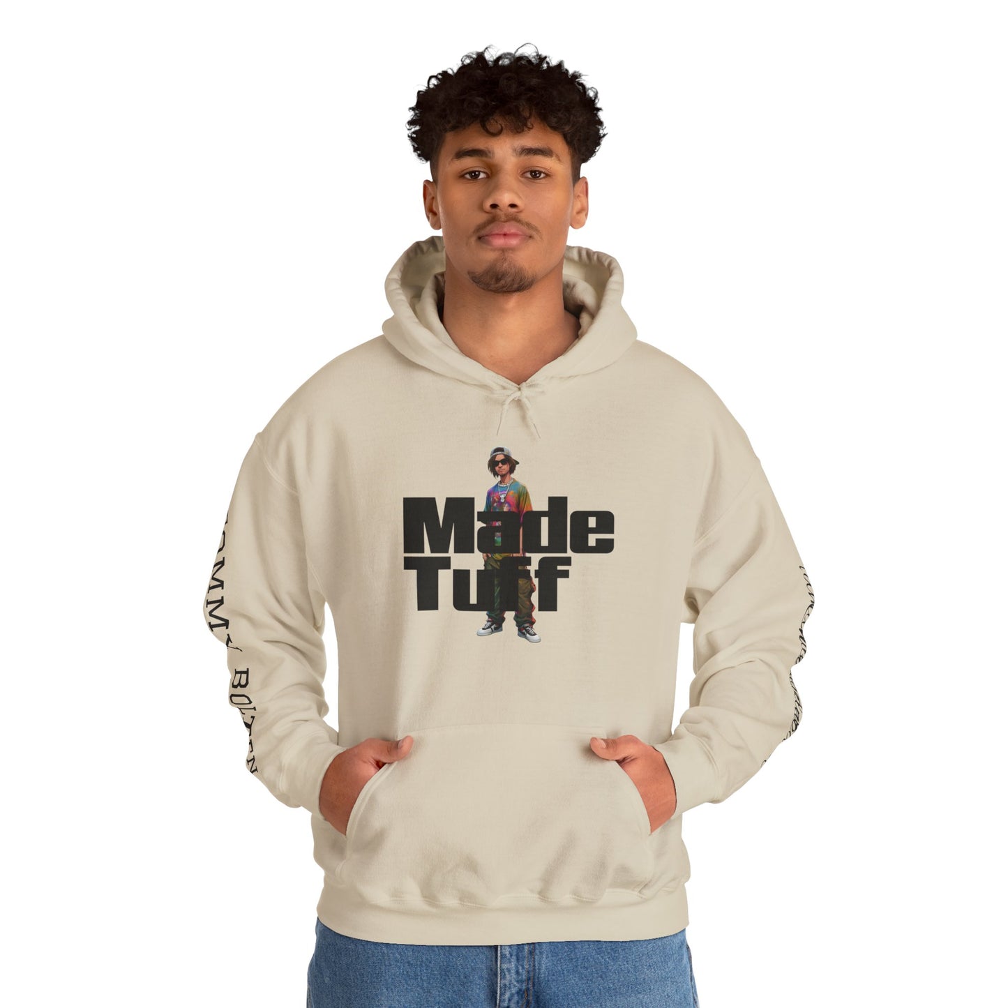Street Style Unisex Hoodie, Made Tuff Graphic Sweatshirt, Urban Fashion, Casual Wear, Gift for Him/Her, Trendy Hooded Sweater