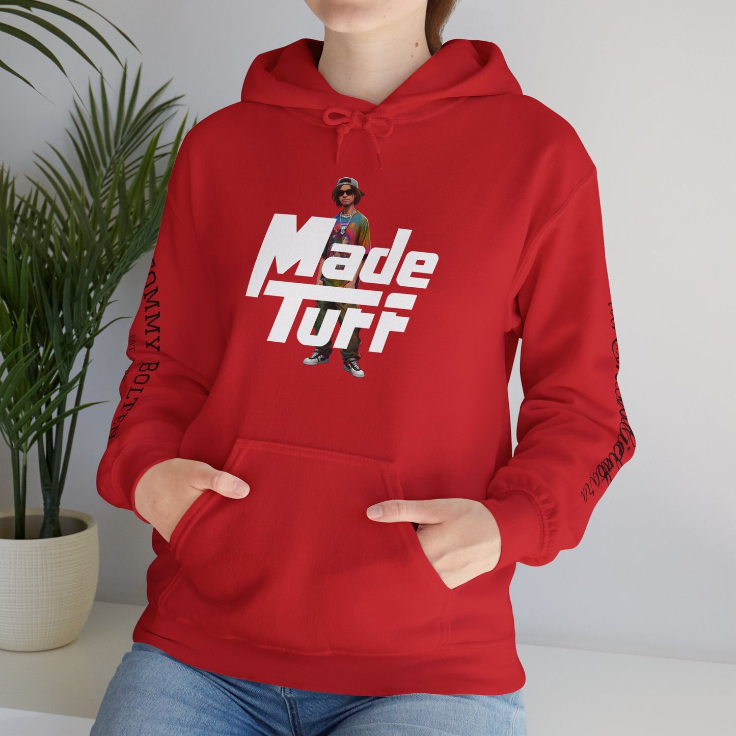 Street Style Unisex Hoodie, Made Tuff Graphic Sweatshirt, Urban Fashion, Casual Wear, Gift for Him/Her, Trendy Hooded Sweater