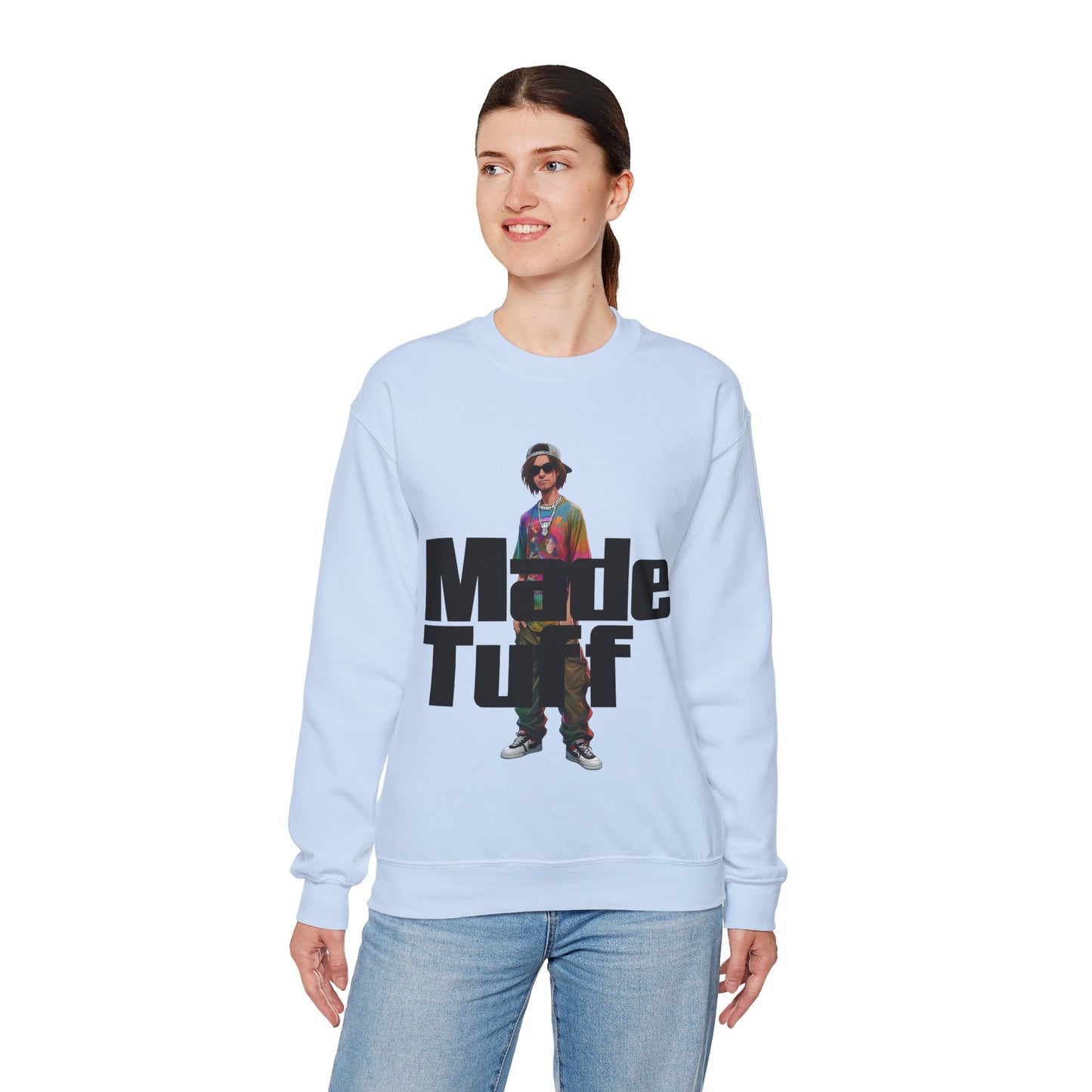 Trendy Urban Crewneck Sweatshirt, Streetwear Apparel, Casual Fashion, Graphic Sweatshirt, Gift for Him/Her, Everyday Wear