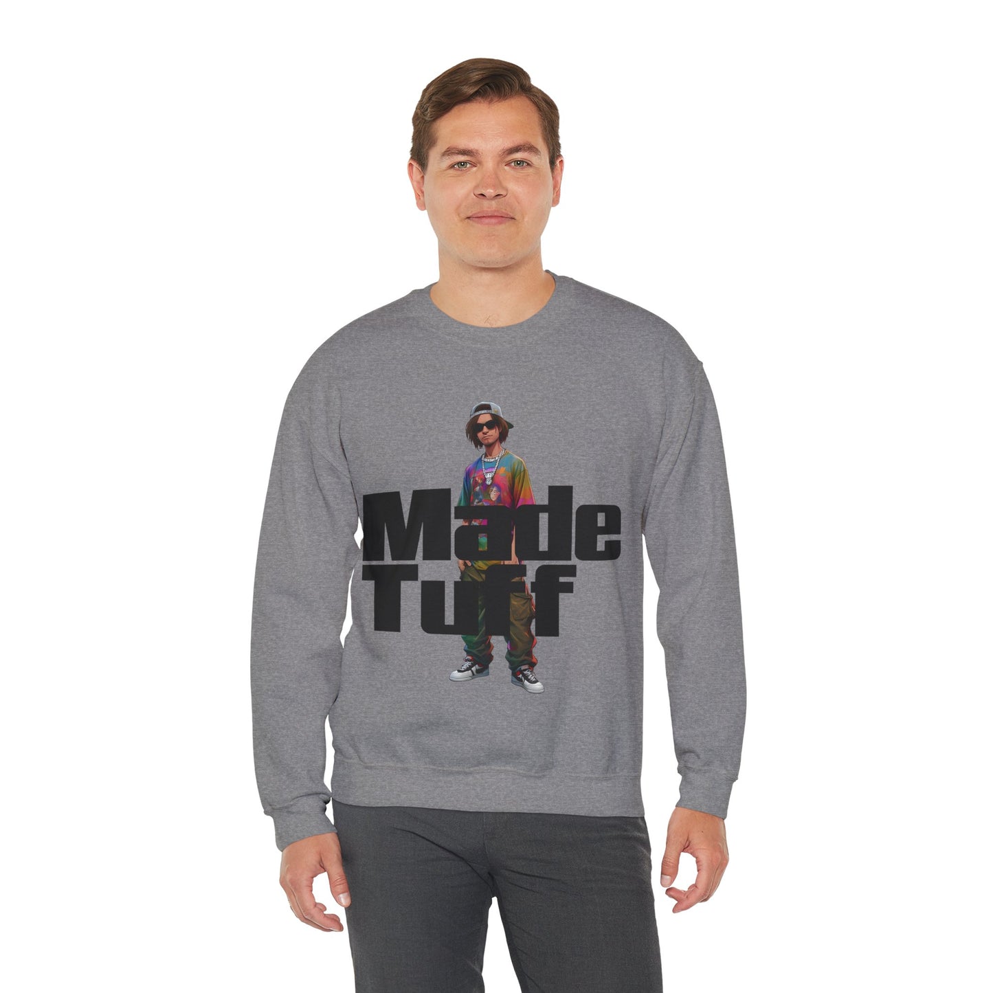 Trendy Urban Crewneck Sweatshirt, Streetwear Apparel, Casual Fashion, Graphic Sweatshirt, Gift for Him/Her, Everyday Wear