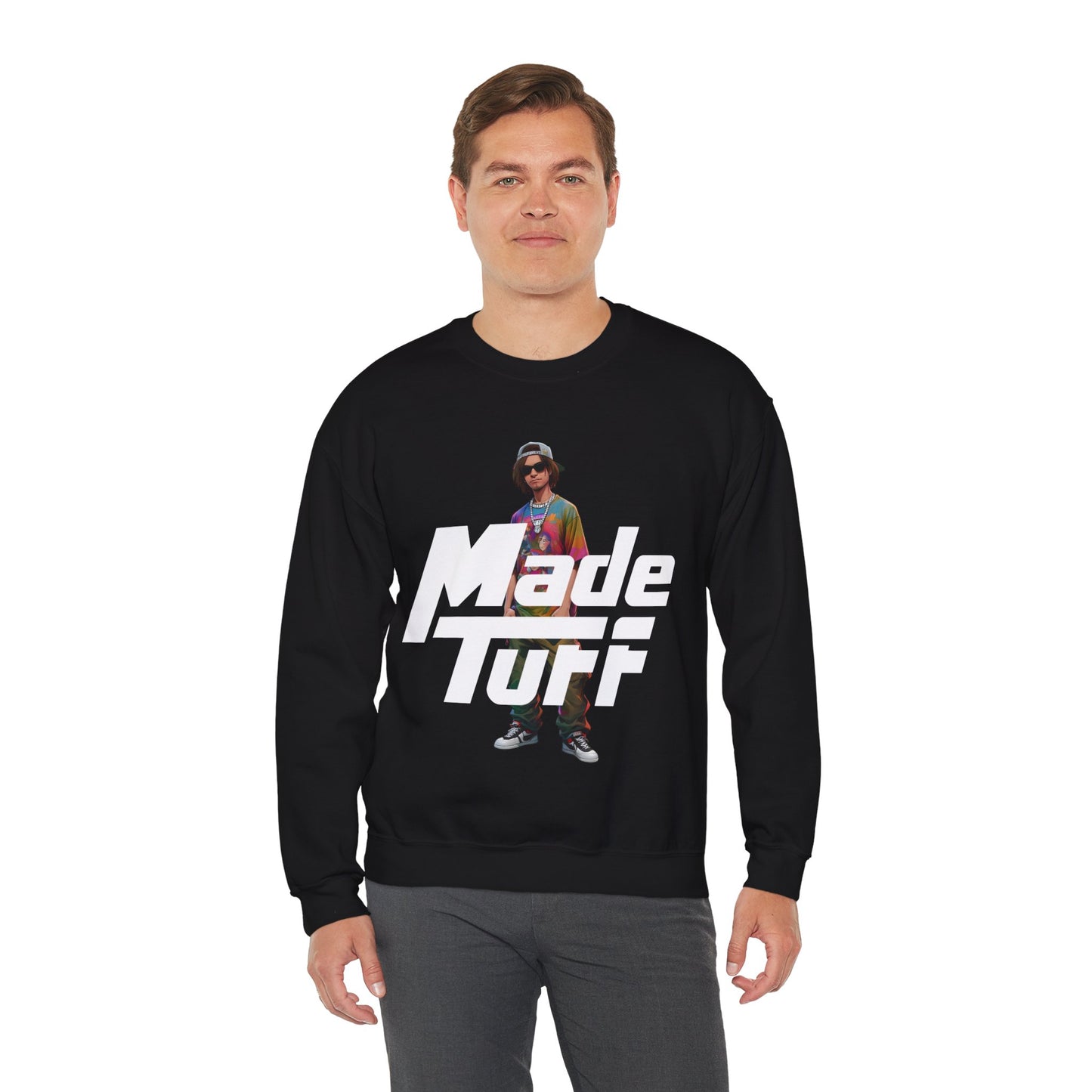 Trendy Urban Crewneck Sweatshirt, Streetwear Apparel, Casual Fashion, Graphic Sweatshirt, Gift for Him/Her, Everyday Wear