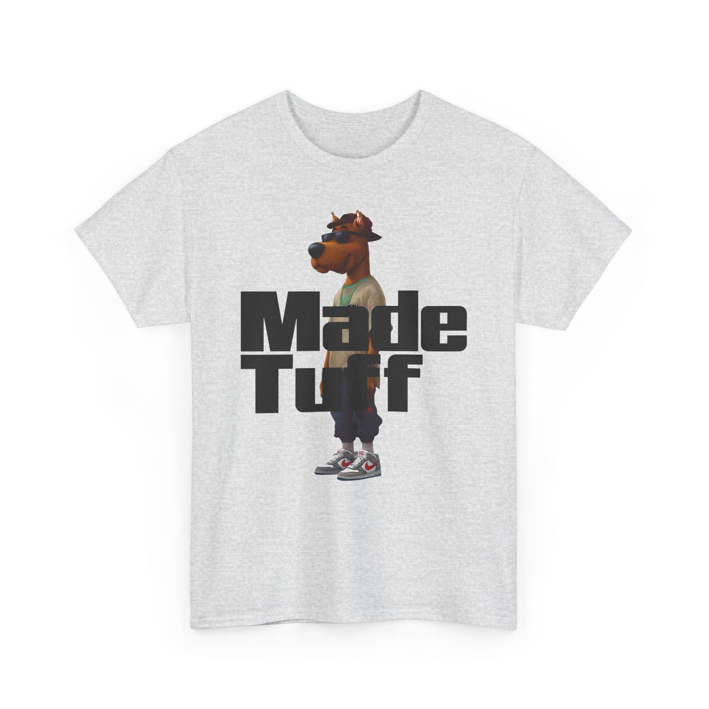 Unisex Heavy Cotton Tee - Made Tuff Graphic Shirt, Casual Wear, Streetwear, Gift for Him, Summer Outfit, Trendy Style