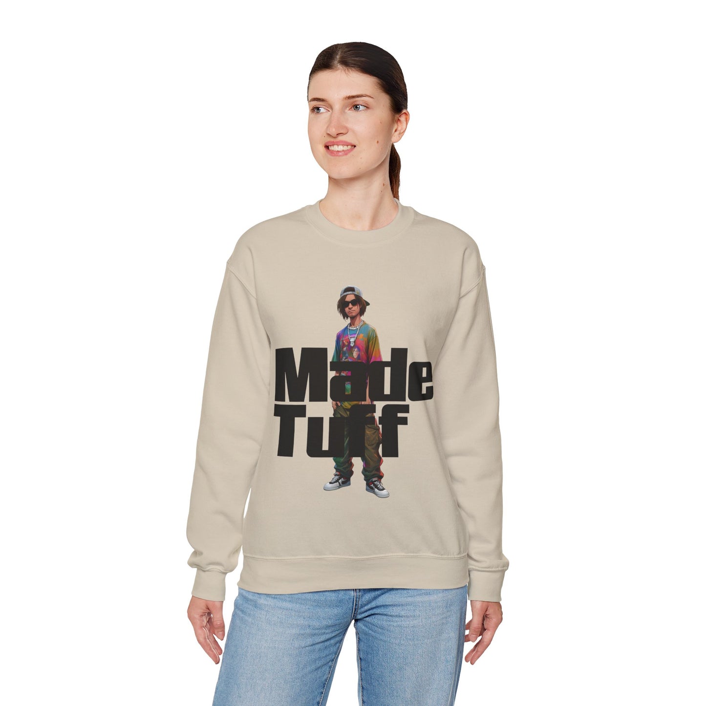 Trendy Urban Crewneck Sweatshirt, Streetwear Apparel, Casual Fashion, Graphic Sweatshirt, Gift for Him/Her, Everyday Wear