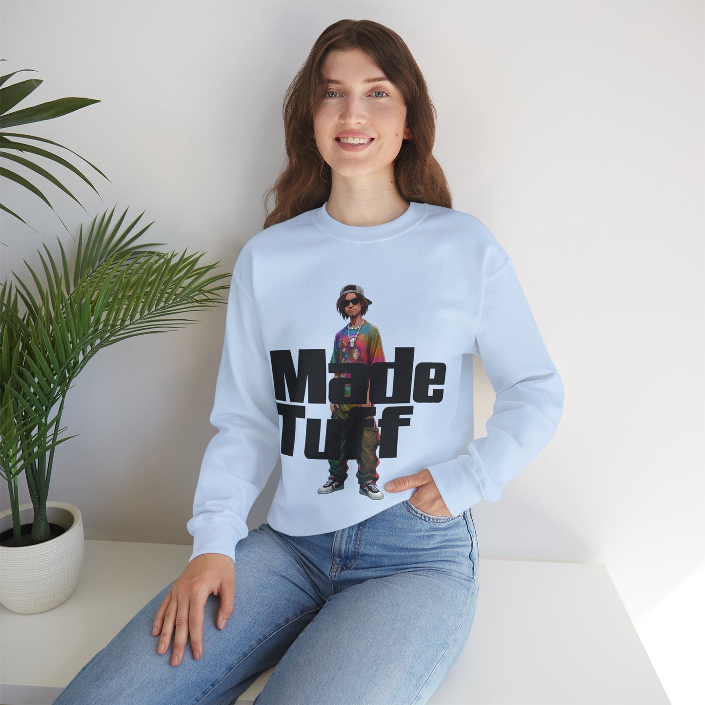 Trendy Urban Crewneck Sweatshirt, Streetwear Apparel, Casual Fashion, Graphic Sweatshirt, Gift for Him/Her, Everyday Wear