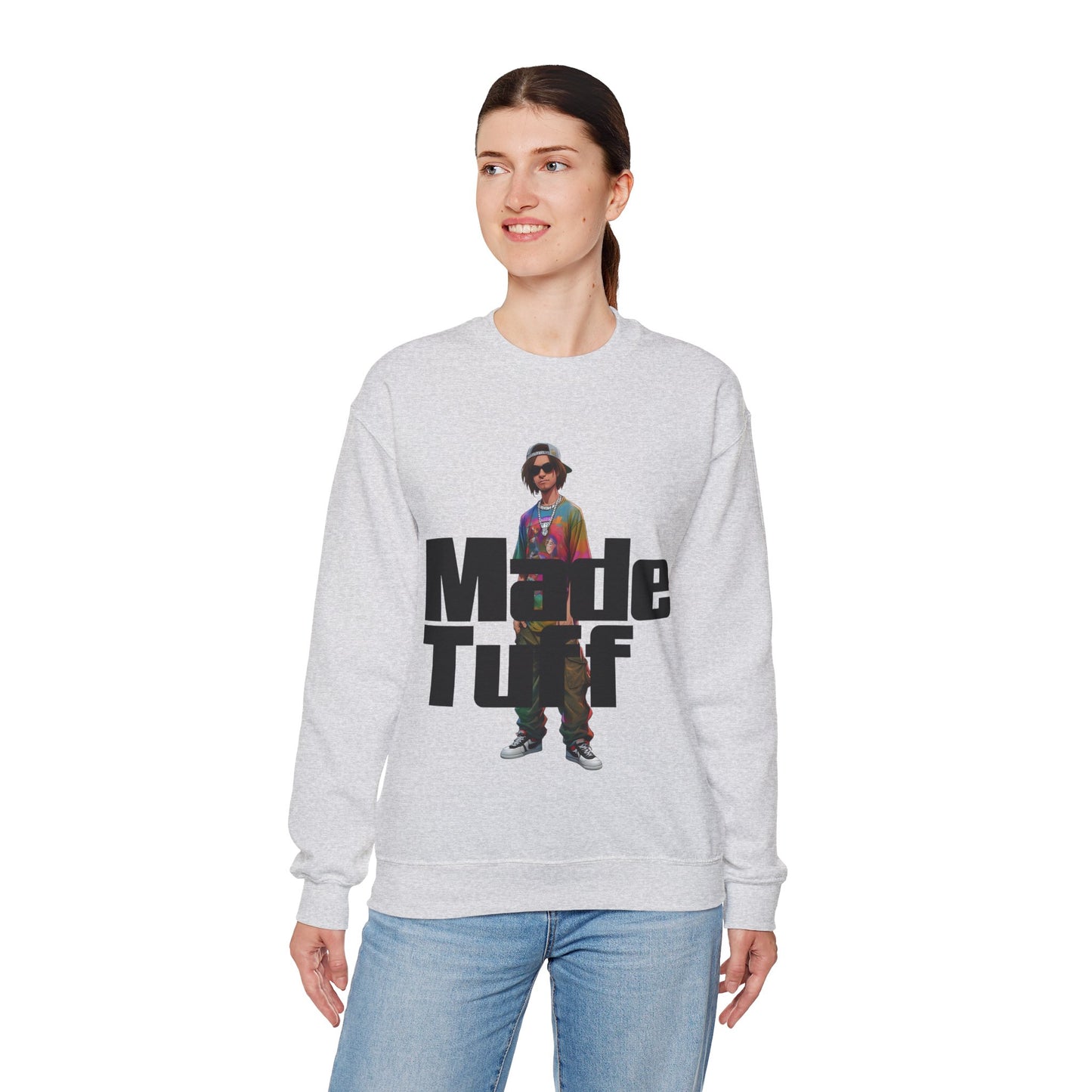 Trendy Urban Crewneck Sweatshirt, Streetwear Apparel, Casual Fashion, Graphic Sweatshirt, Gift for Him/Her, Everyday Wear