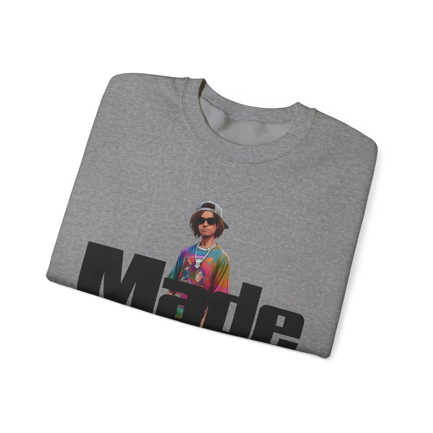 Trendy Urban Crewneck Sweatshirt, Streetwear Apparel, Casual Fashion, Graphic Sweatshirt, Gift for Him/Her, Everyday Wear