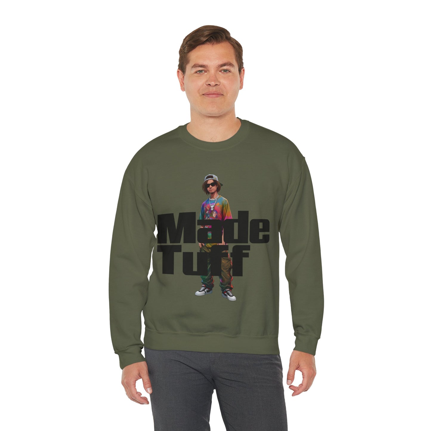 Trendy Urban Crewneck Sweatshirt, Streetwear Apparel, Casual Fashion, Graphic Sweatshirt, Gift for Him/Her, Everyday Wear