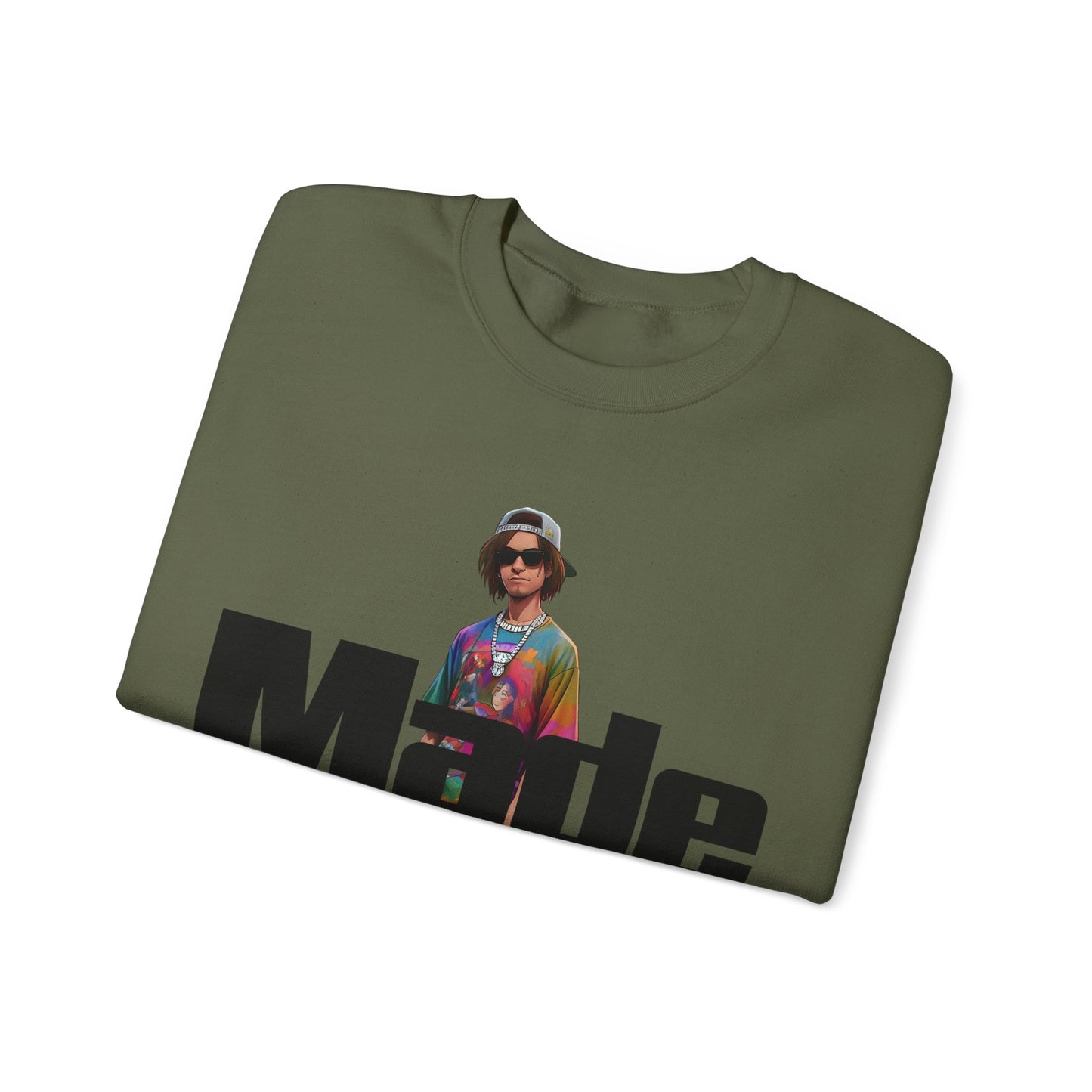 Trendy Urban Crewneck Sweatshirt, Streetwear Apparel, Casual Fashion, Graphic Sweatshirt, Gift for Him/Her, Everyday Wear