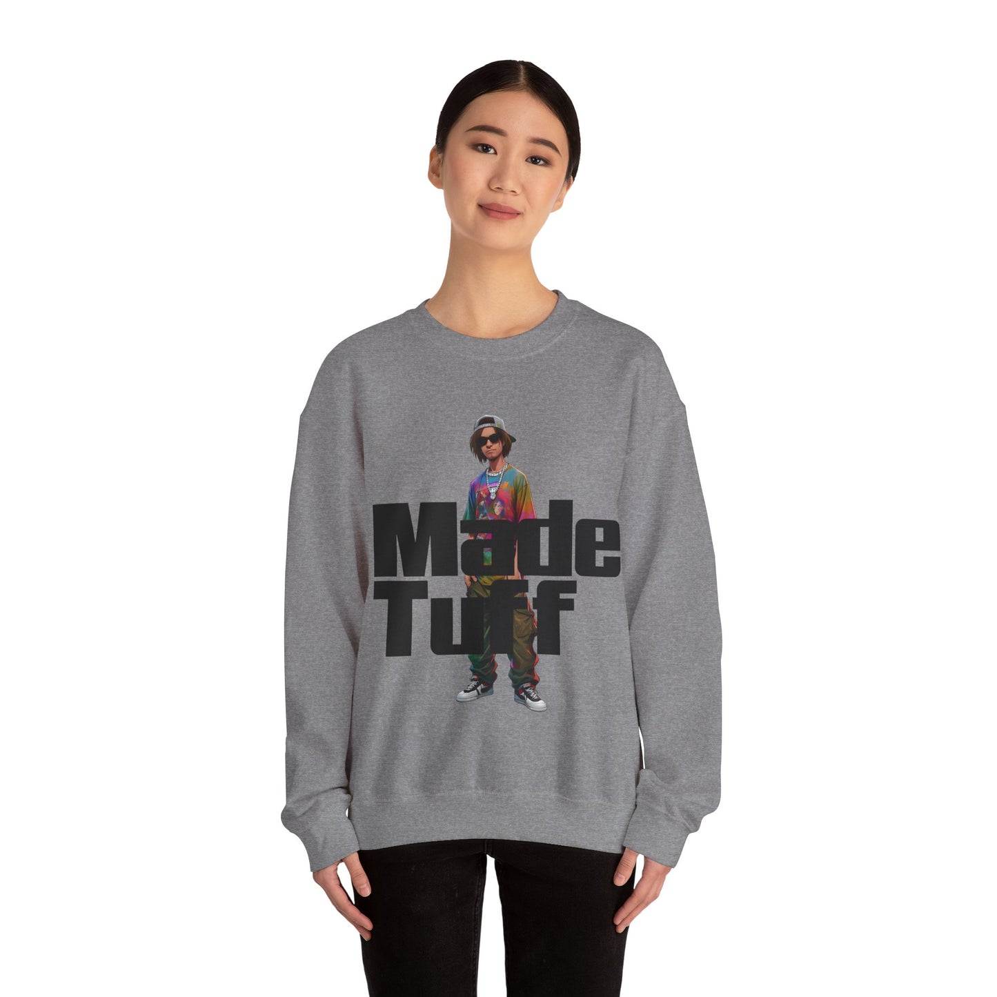 Trendy Urban Crewneck Sweatshirt, Streetwear Apparel, Casual Fashion, Graphic Sweatshirt, Gift for Him/Her, Everyday Wear