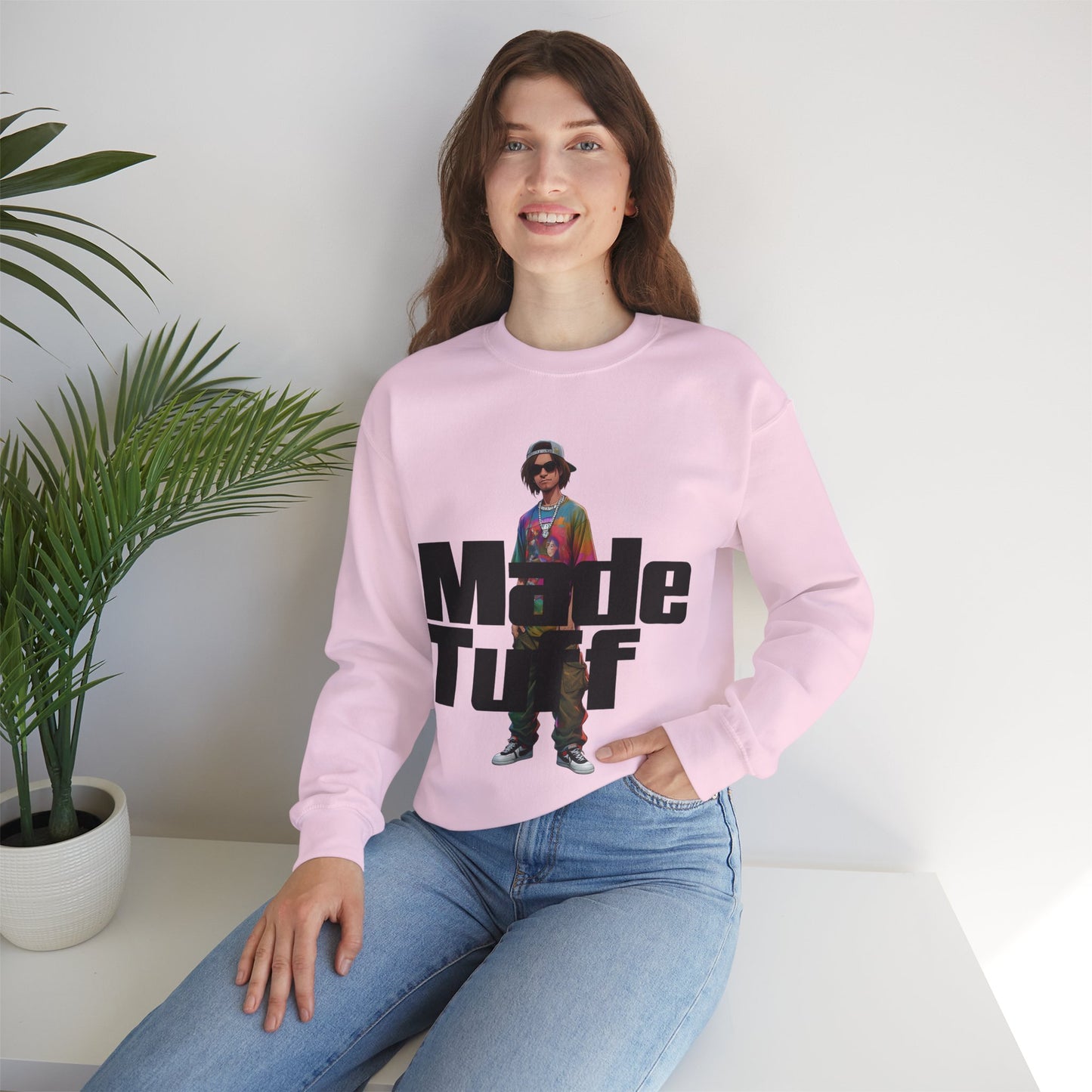 Trendy Urban Crewneck Sweatshirt, Streetwear Apparel, Casual Fashion, Graphic Sweatshirt, Gift for Him/Her, Everyday Wear