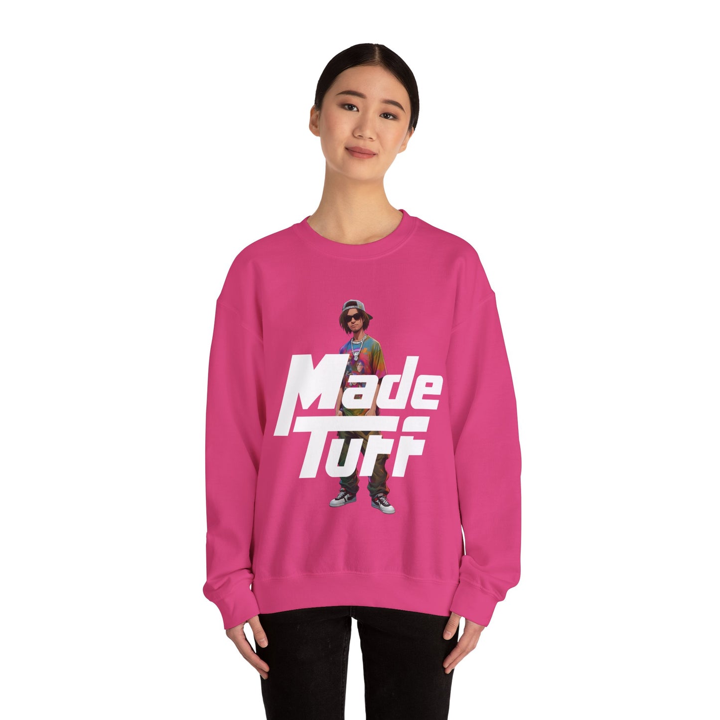 Trendy Urban Crewneck Sweatshirt, Streetwear Apparel, Casual Fashion, Graphic Sweatshirt, Gift for Him/Her, Everyday Wear