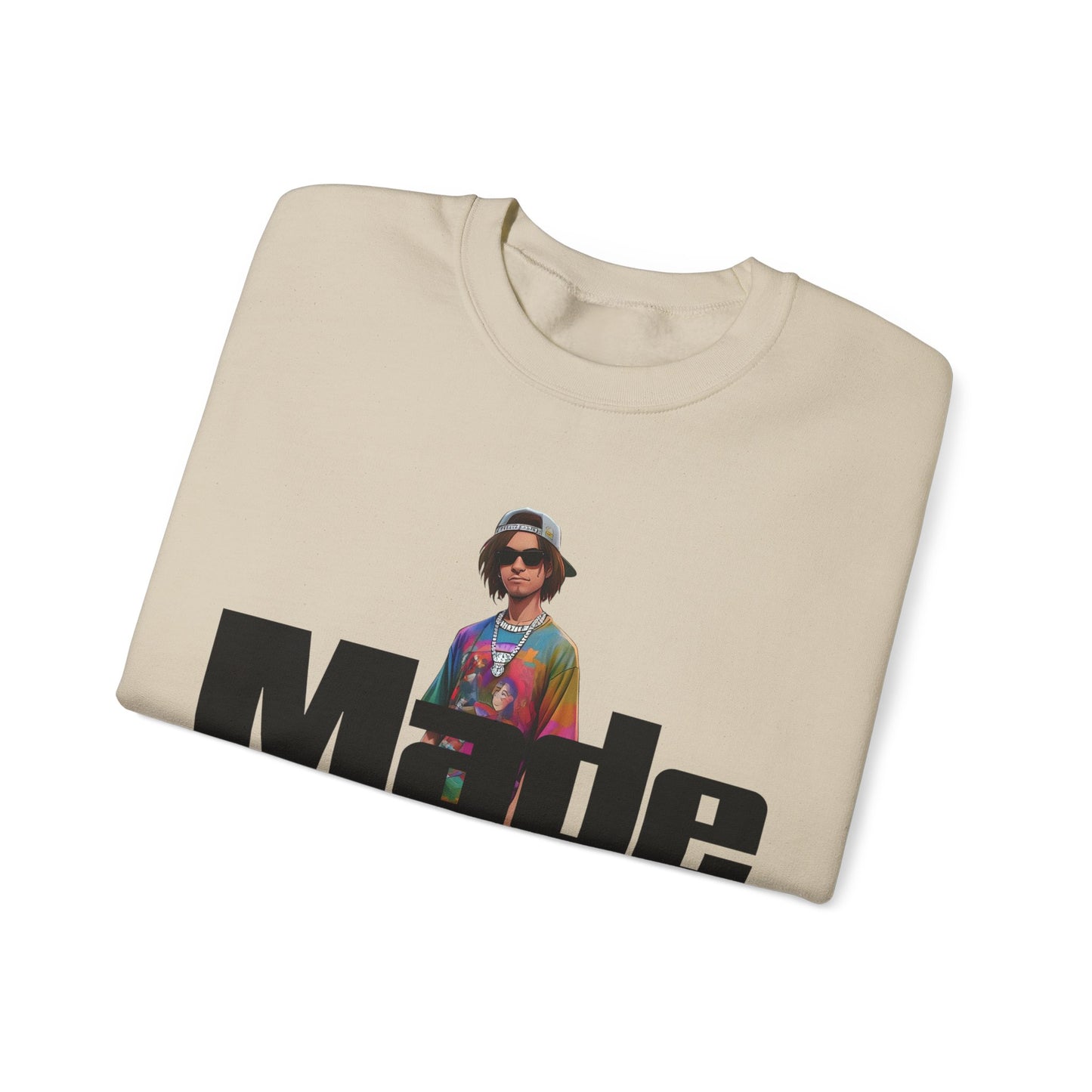 Trendy Urban Crewneck Sweatshirt, Streetwear Apparel, Casual Fashion, Graphic Sweatshirt, Gift for Him/Her, Everyday Wear