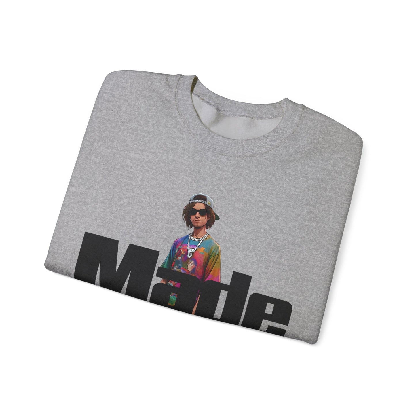 Trendy Urban Crewneck Sweatshirt, Streetwear Apparel, Casual Fashion, Graphic Sweatshirt, Gift for Him/Her, Everyday Wear