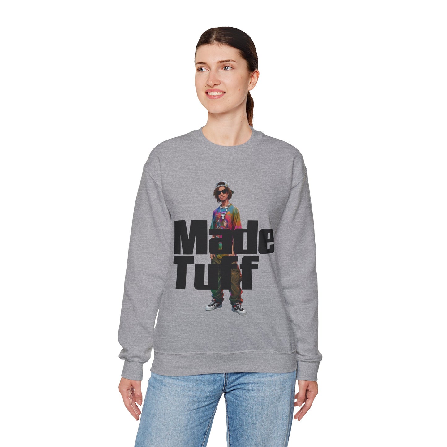 Trendy Urban Crewneck Sweatshirt, Streetwear Apparel, Casual Fashion, Graphic Sweatshirt, Gift for Him/Her, Everyday Wear