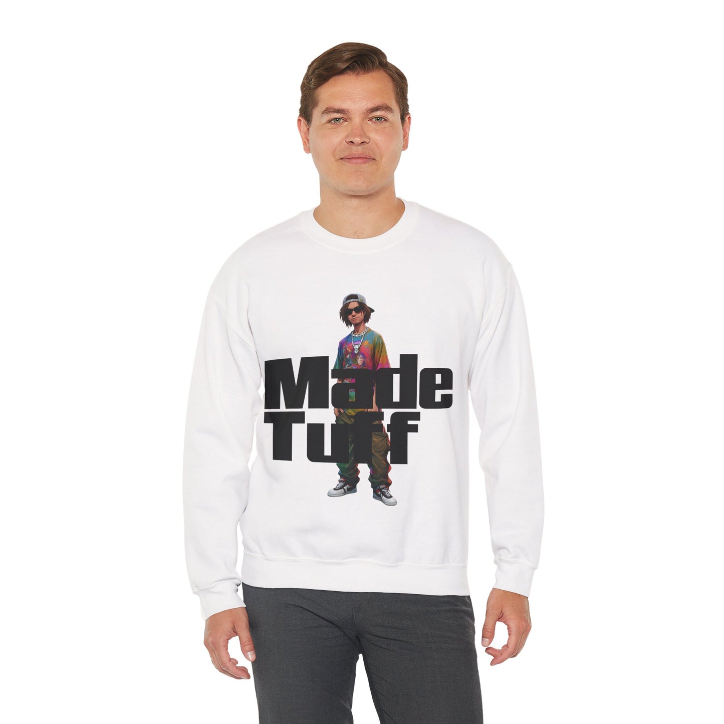 Trendy Urban Crewneck Sweatshirt, Streetwear Apparel, Casual Fashion, Graphic Sweatshirt, Gift for Him/Her, Everyday Wear