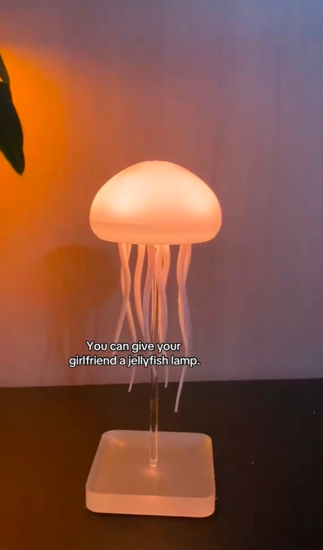 Jellyfish Lamp USB Colorful Voice Control Swimming Ambience Light