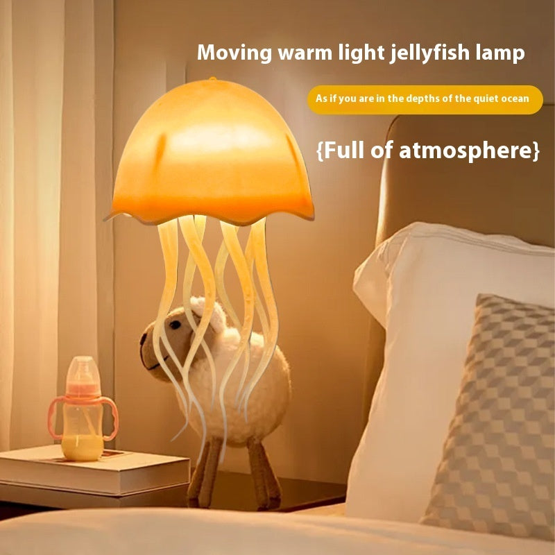 Jellyfish Lamp USB Colorful Voice Control Swimming Ambience Light