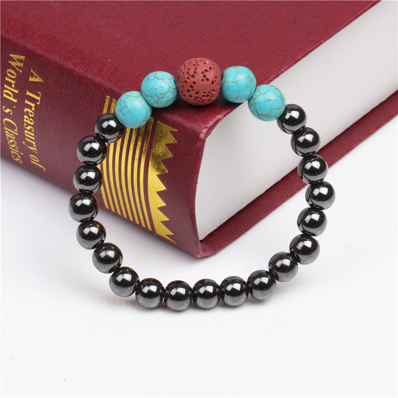 European And American Ornament Magnetic Black Magnet Elastic Bracelet